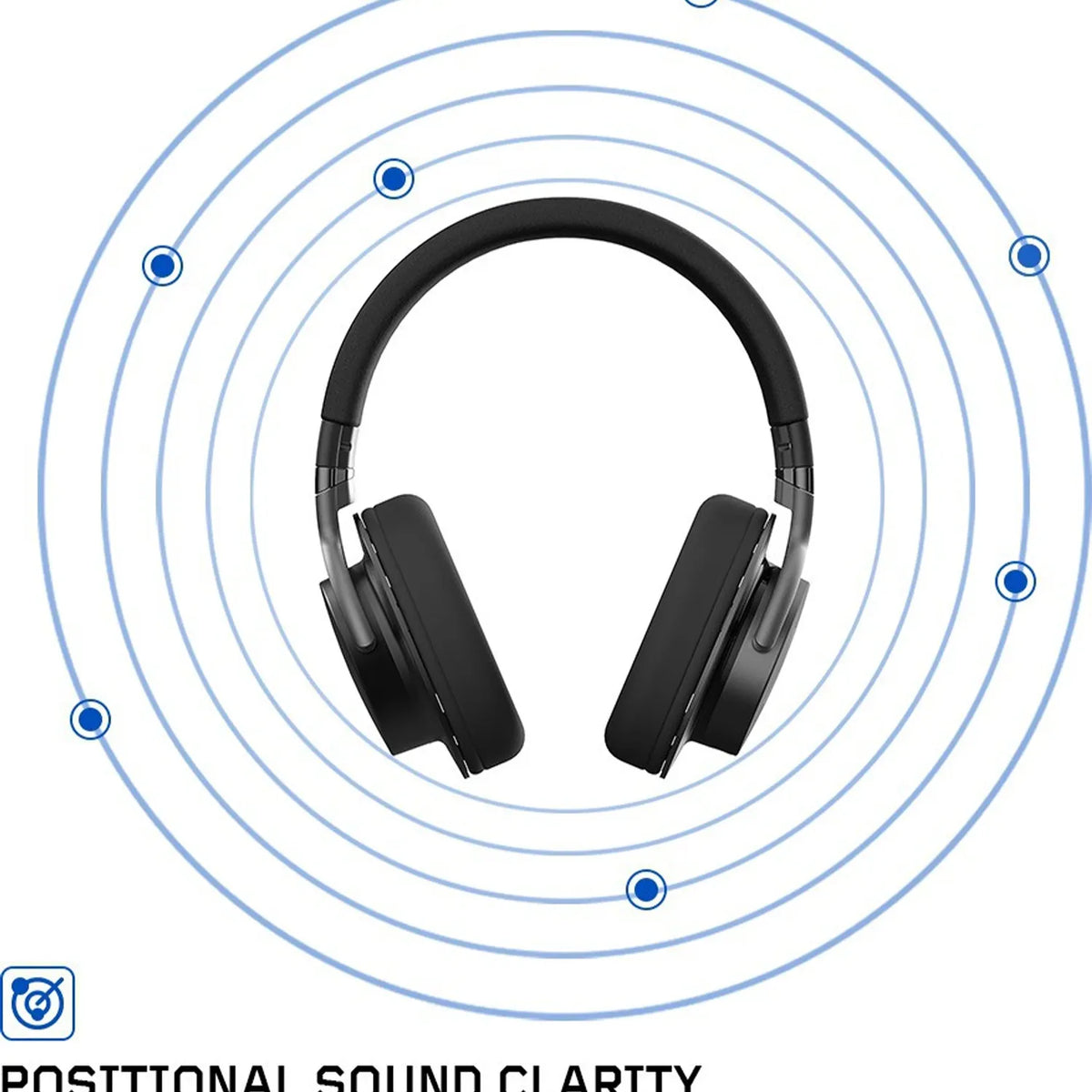 Repacked XANOVA Juturna-U Gaming Headset with Virtual 7.1 Surround Sound graphic illustrating immersive 360-degree positional audio clarity -tpstech.in