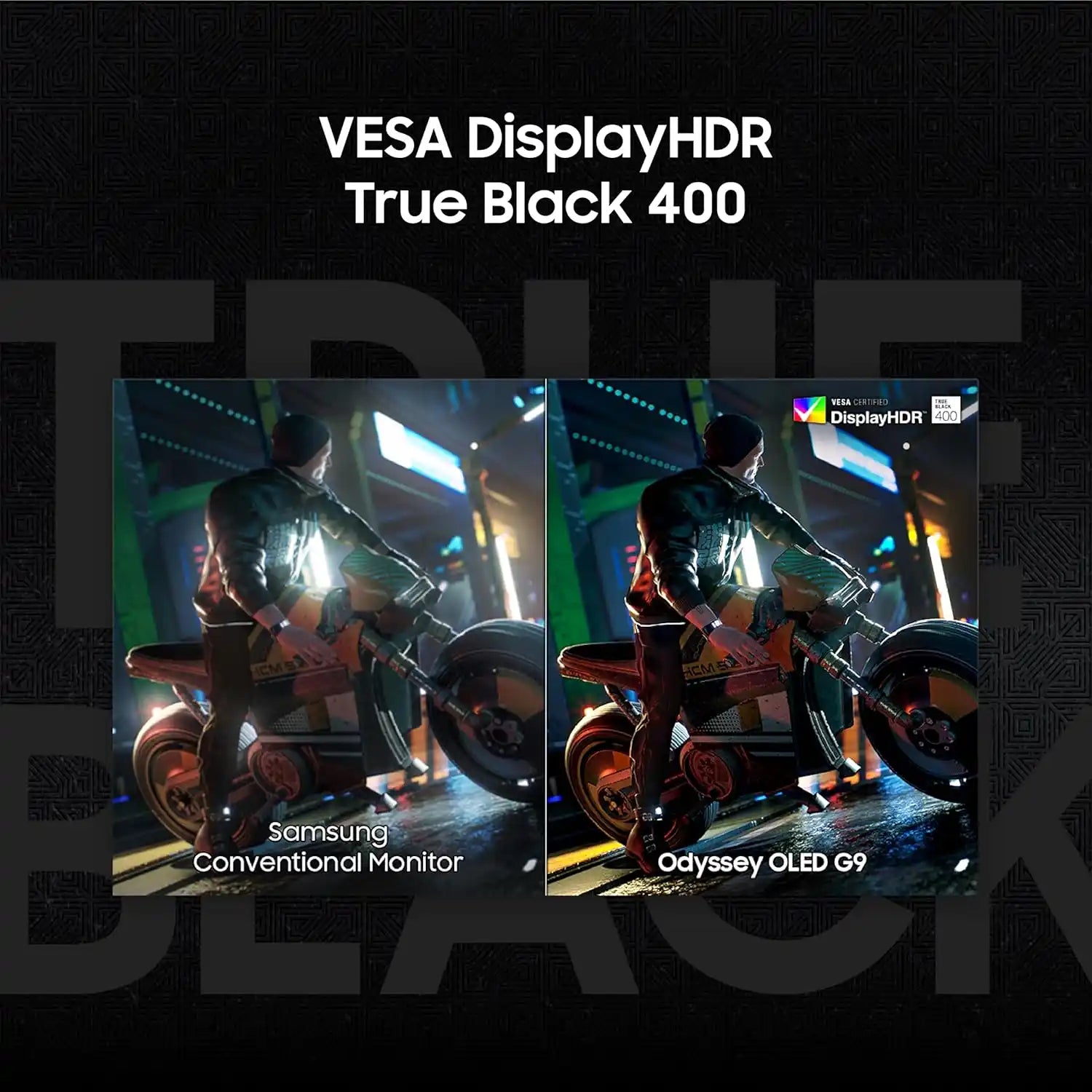 Samsung 49 inch Odyssey OLED G9 gaming monitor with VESA DisplayHDR True Black 400 for enhanced contrast -tpstech.in