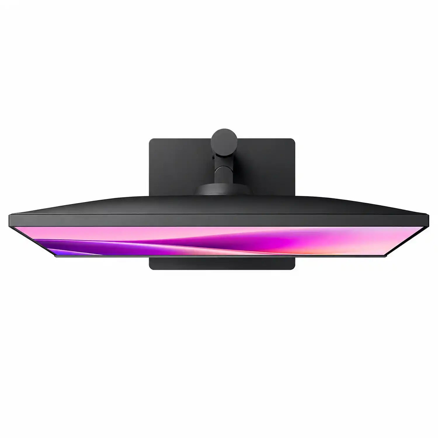 Samsung Essential Monitor S4 LS24F430UAWXXL monitor top view highlighting its slim display profile and stand design -tpstech.in