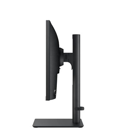 Samsung LS24F430UAWXXL 24 inch monitor showing adjustable tilt design and ergonomic stand -tpstech.in