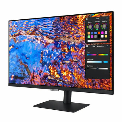 Samsung LS27B800PXWXXL 27 inch 4K ViewFinity monitor front view with vivid colour display and ergonomic stand -tpstech.in