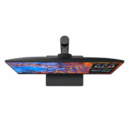 Samsung LS27B800PXWXXL 27 inch 4K ViewFinity monitor top angle showing display panel and stand design -tpstech.in