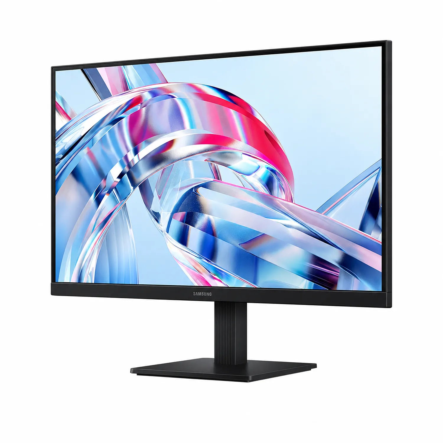 Samsung LS27H700EAWXXL 27-inch 4K UHD IPS monitor front angled view with vibrant display and black stand -tpstech.in