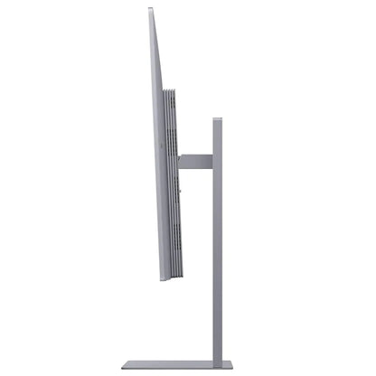 Samsung M9 LS32FM900SWXXL 32-inch OLED Smart Monitor side view with slim profile and stand -tpstech.in