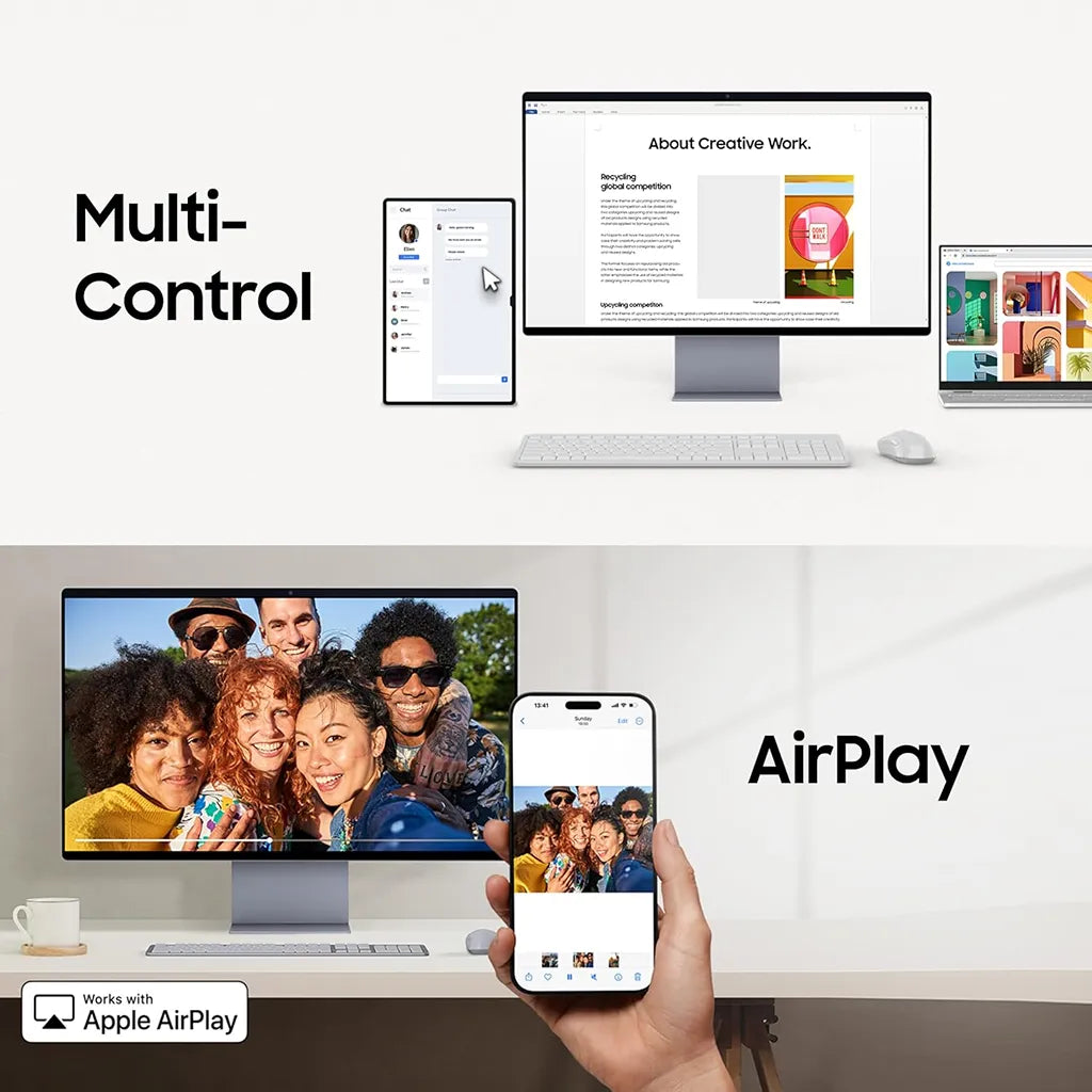 Samsung M9 LS32FM900SWXXL Smart Monitor with Multi Control and Apple AirPlay support -tpstech.in