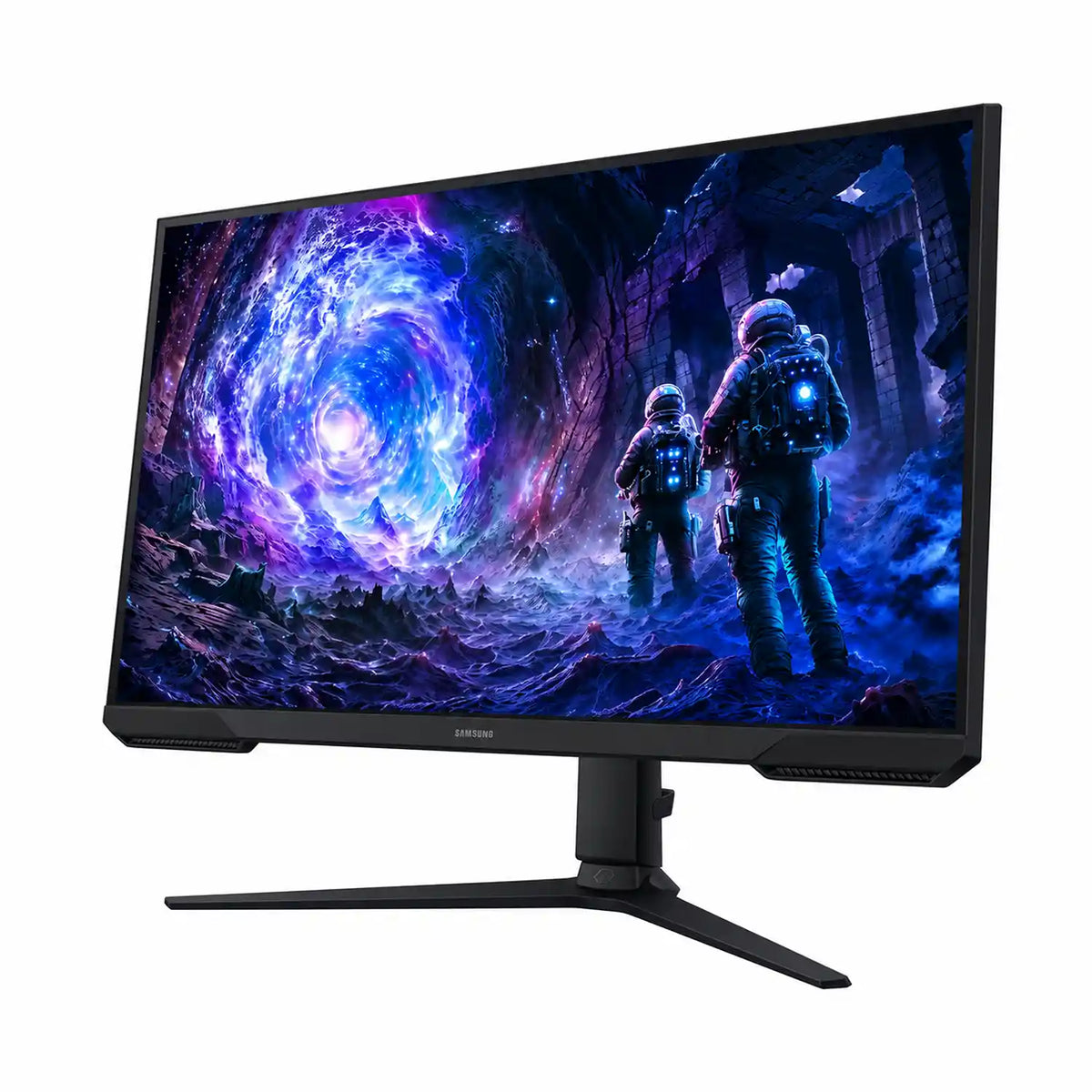 Samsung Odyssey G5 G51F 32 QHD 180Hz Gaming Monitor Left Perspective Angle -tpstech.in