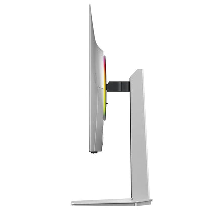 Samsung Odyssey OLED G8 LS32HG800SWXXL gaming monitor side view showing slim OLED display and adjustable stand -tpstech.in