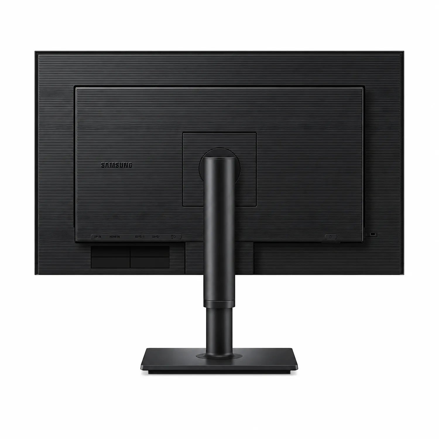Samsung ViewFinity S8 27 inch 4K UHD monitor rear view showing textured back panel and ergonomic stand -tpstech.in