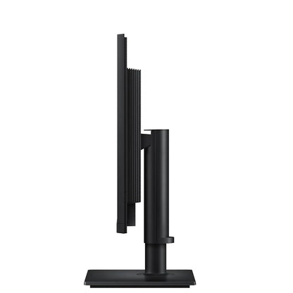 Samsung ViewFinity S8 27 inch 4K UHD monitor side view showing slim profile and ergonomic stand -tpstech.in