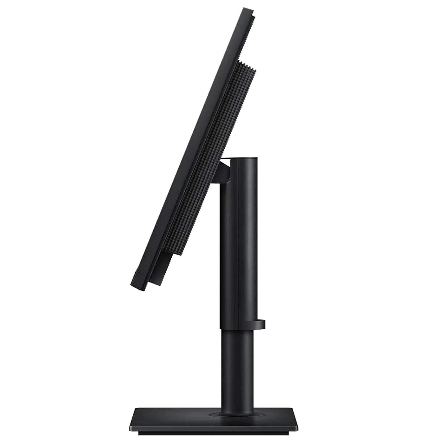 Samsung ViewFinity S8 27 inch 4K UHD monitor tilted side view with adjustable ergonomic stand -tpstech.in