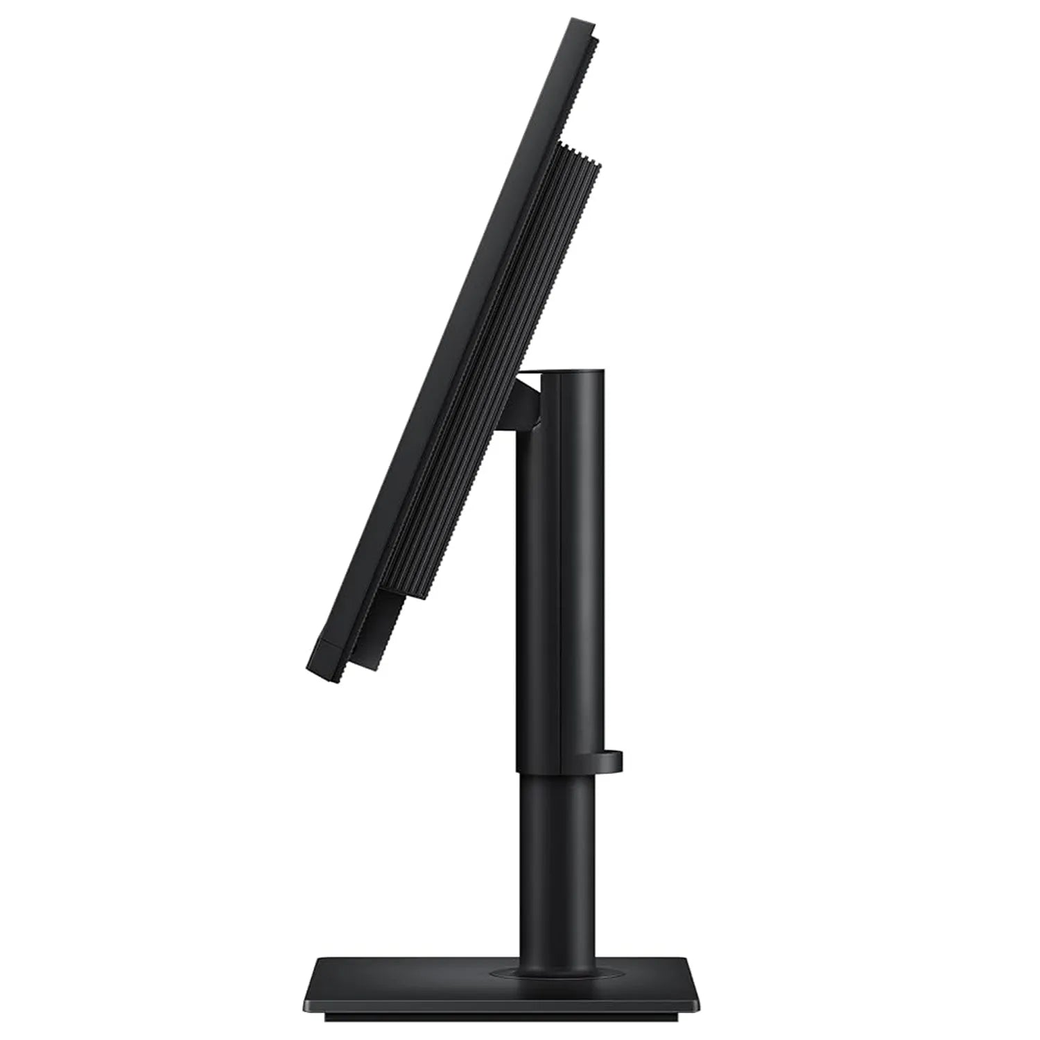 Samsung ViewFinity S8 27 inch 4K UHD monitor tilted side view with adjustable ergonomic stand -tpstech.in