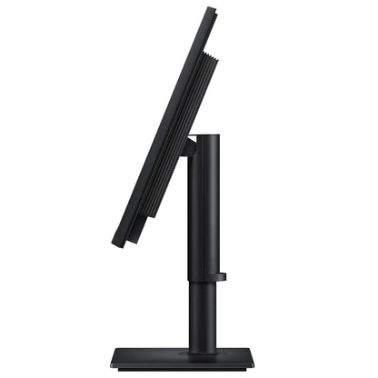 Samsung ViewFinity S8 27 inch 4K UHD monitor tilted side view with adjustable ergonomic stand -tpstech.in