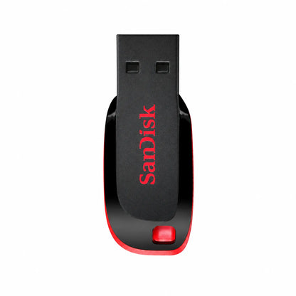 SanDisk Cruzer Blade 32GB USB 2.0 Pendrive Vertical Top View -tpstech.in