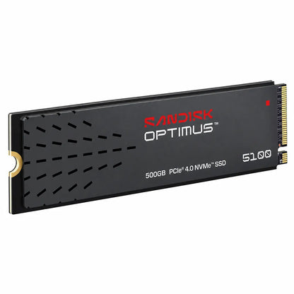 SANDISK Optimus 5100 1TB NVMe SSD 7100MB/s PCIe Gen4 M.2 2280 Perspective Angular View -tpstech.in