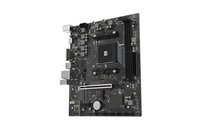 Top view of SAPPHIRE A520M-E AMD A520 motherboard for Ryzen desktop processors