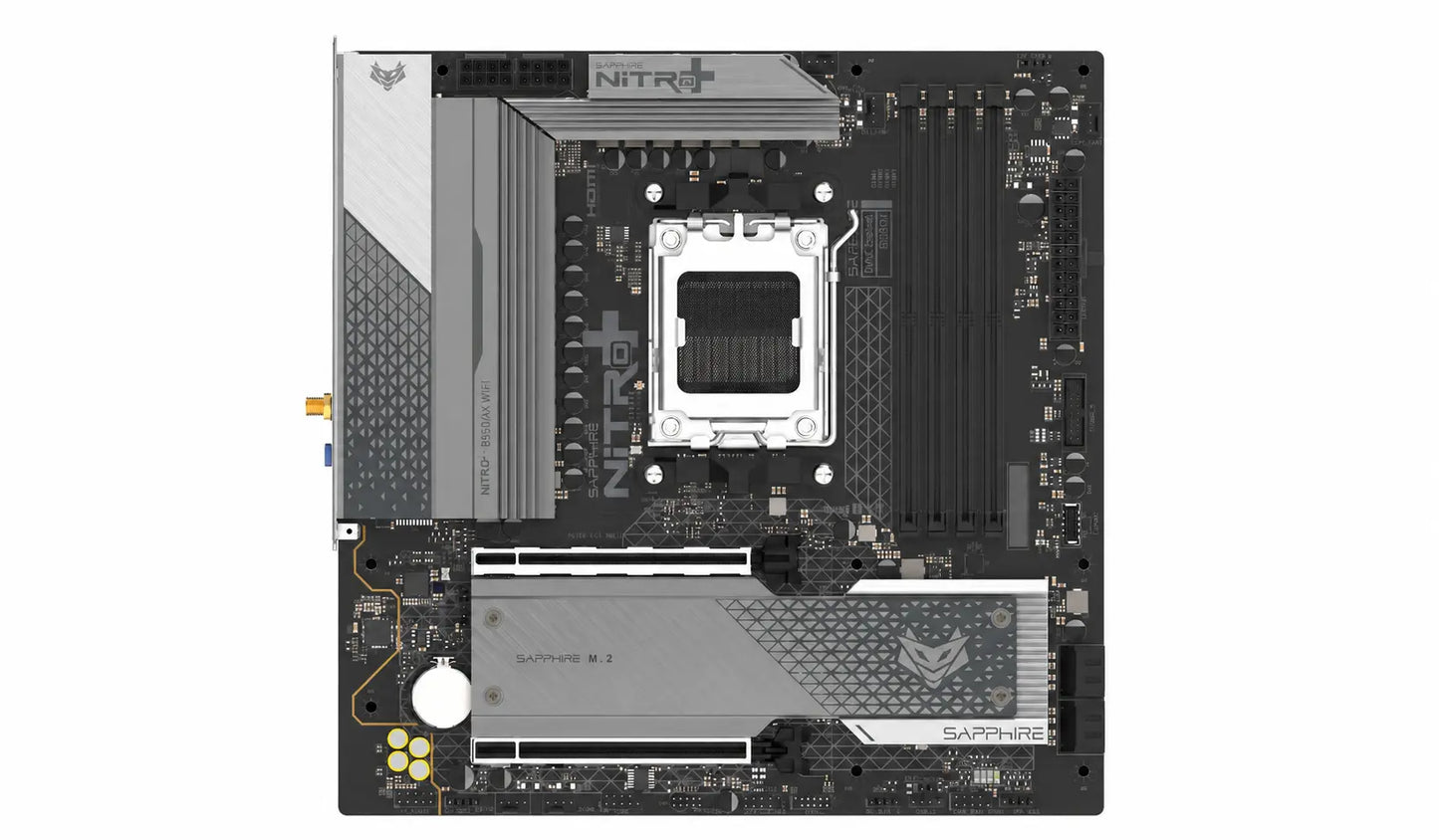 SAPPHIRE NITRO+ B850M WIFI Micro-ATX Motherboard for AMD AM5 Ryzen Processors
