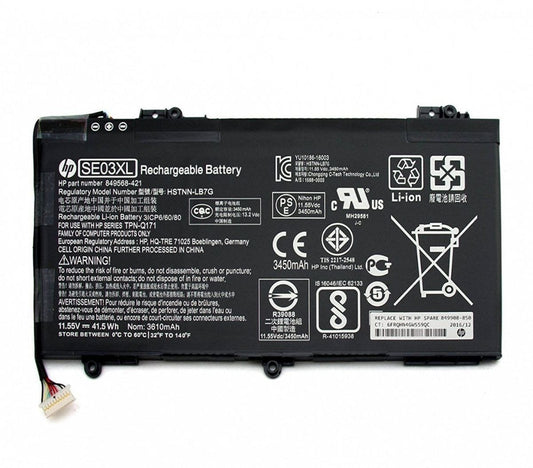 HP SE03XL Original OEM 41.5Whr 3450mAh 11.55V 3 Cell Laptop Battery