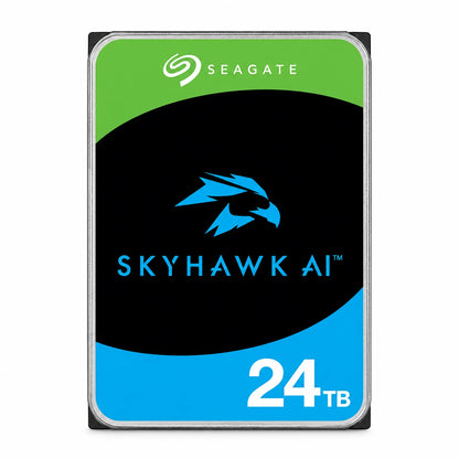 Seagate ST24000VE002 24TB SkyHawk AI Video Hard Drive for NVR front face view -tpstech.in