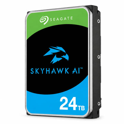 Seagate ST24000VE002 24TB SkyHawk AI Video Hard Drive for NVR right isometric view -tpstech.in