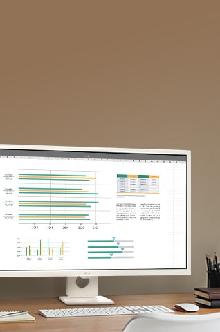 LG MyView 32SR50F-W 32" 60Hz 1080p FHD IPS Panel HDR10 Smart Monitor with Dual Speakers - White