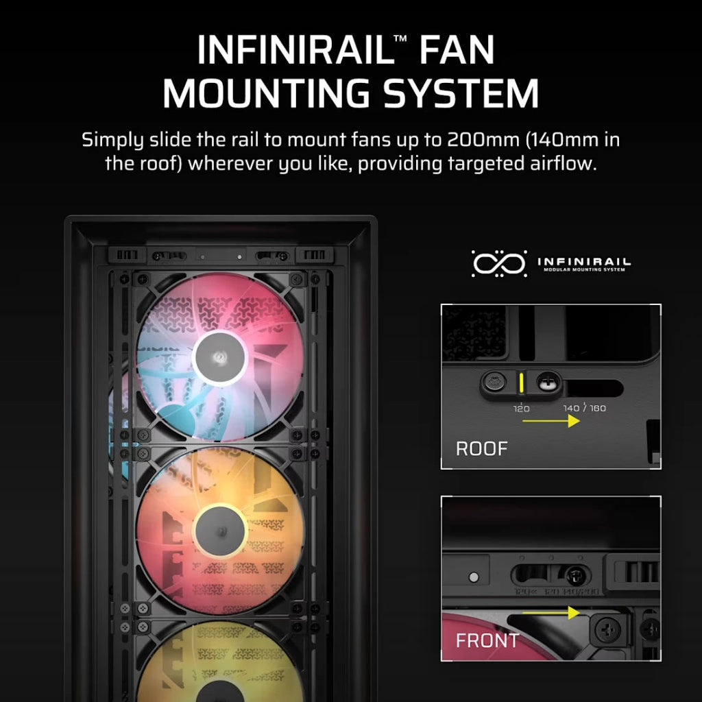 CORSAIR FRAME 5000D RS AIRFLOW ARGB ATX Mid-Tower Cabinet