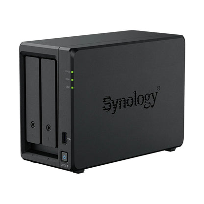 Synology DS725 Plus 2 Bay NAS storage server left front angle view -tpstech.in