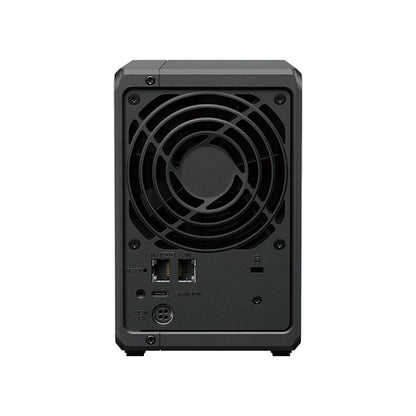 Synology DS725 Plus 2 Bay NAS storage server rear view with LAN and expansion ports -tpstech.in