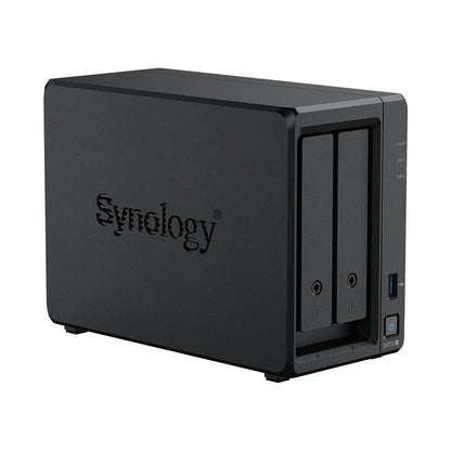 Synology DS725 Plus 2 Bay NAS storage server right front angle view -tpstech.in