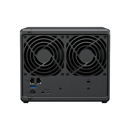 Synology DS925neo+ 4-Bay NAS rear view with cooling fans LAN ports USB port and expansion port-tpstech.in