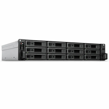Synology DVA7400 12-bay AI NVR front angle view with rackmount design -tpstech.in