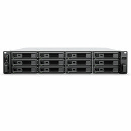 Synology DVA7400 12-bay deep learning NVR front view with drive bays -tpstech.in