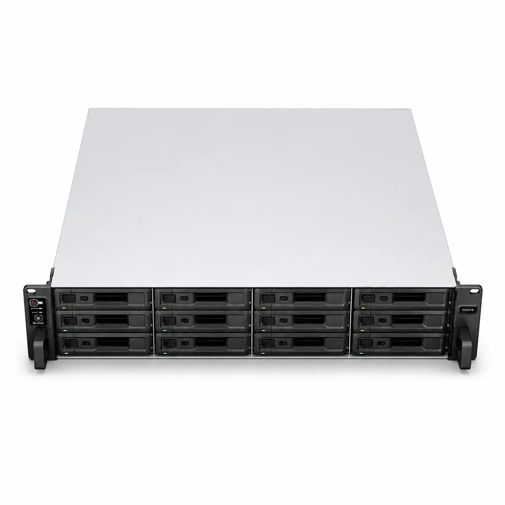 Synology DVA7400 12-bay network video recorder top front view -tpstech.in
