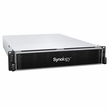 Synology FS3420 24-Bay All-Flash Rackmount NAS front right angle showing compact 2U enterprise chassis -tpstech.in