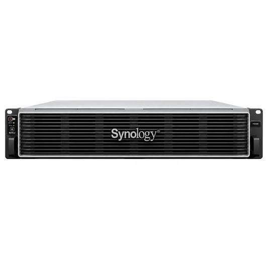 Synology FS3420 24-Bay All-Flash Rackmount NAS front view with premium enterprise storage chassis -tpstech.in