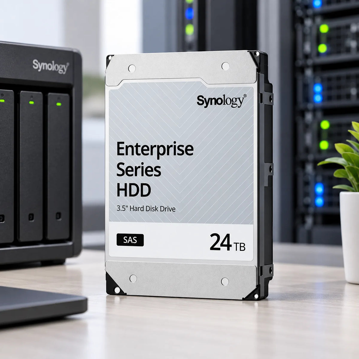 Synology HAS5320-24T 24TB SAS Enterprise Hard Drive top angle view -tpstech.in
