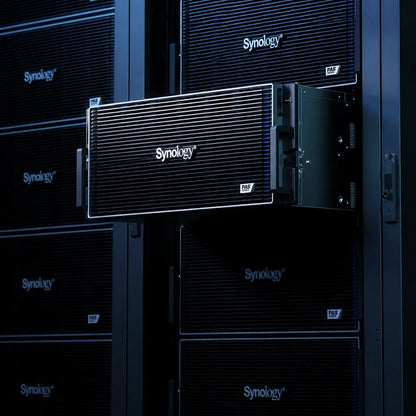 Synology PAS7700 enterprise NVMe storage system installed in a data center rack for enterprise storage deployments -tpstech.in