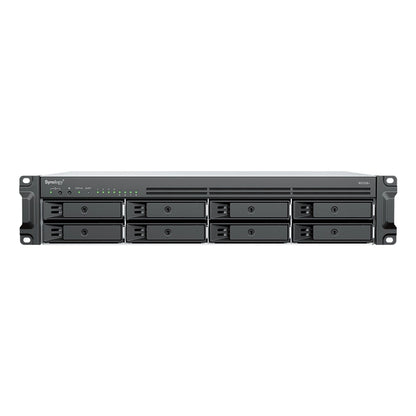Synology RS1226+ 8-Bay Rackmount NAS Server front view with eight hot-swappable drive bays for centralized business data storage -tpstech.in