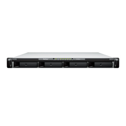 Synology RS1626xs+ 4-Bay Rackmount NAS front view with hot-swappable drive bays for enterprise storage solutions -tpstech.in