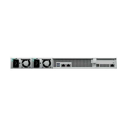 Synology RS1626xs+ Rackmount NAS rear view featuring dual 10GbE ports, redundant power supplies and expansion connectivity -tpstech.in