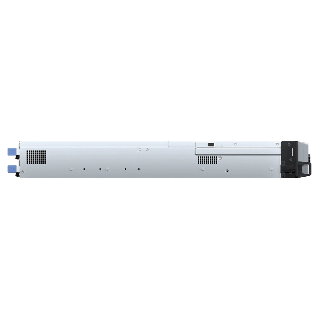 Synology RS4826xs+ rackmount NAS left side profile showing 2U enterprise storage chassis for data center deployment -tpstech.in