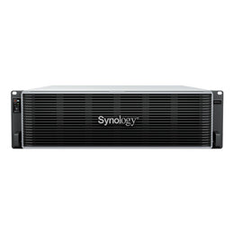 Synology RS6426xs+ front bezel view of enterprise 3U rackmount NAS storage server with Synology branding -tpstech.in
