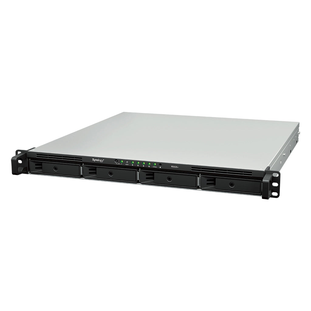 Synology RS826+ 4-Bay Rackmount NAS Front Right Angle View -tpstech.in