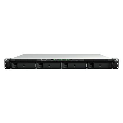 Synology RS826RP+ 4-Bay Rackmount NAS Storage Server front view with four drive bays, status LEDs and rackmount design -tpstech.in