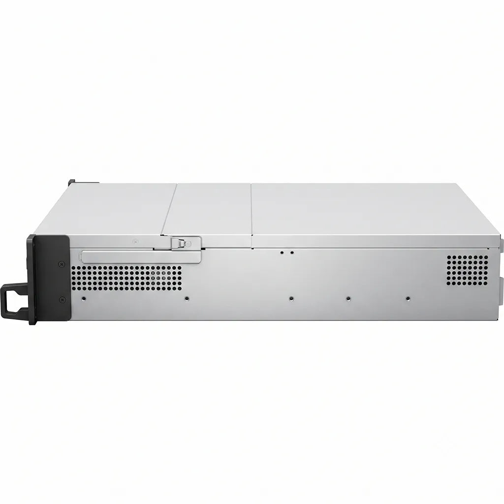 Left side view of Synology SA3410 2U Rackmount NAS Server designed for enterprise data storage and scalable business deployments -tpstech.in