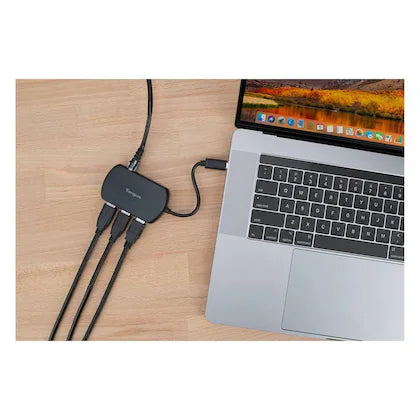 Targus ACH330AP USB-C to Gigabit Ethernet Adapter Hub - Black