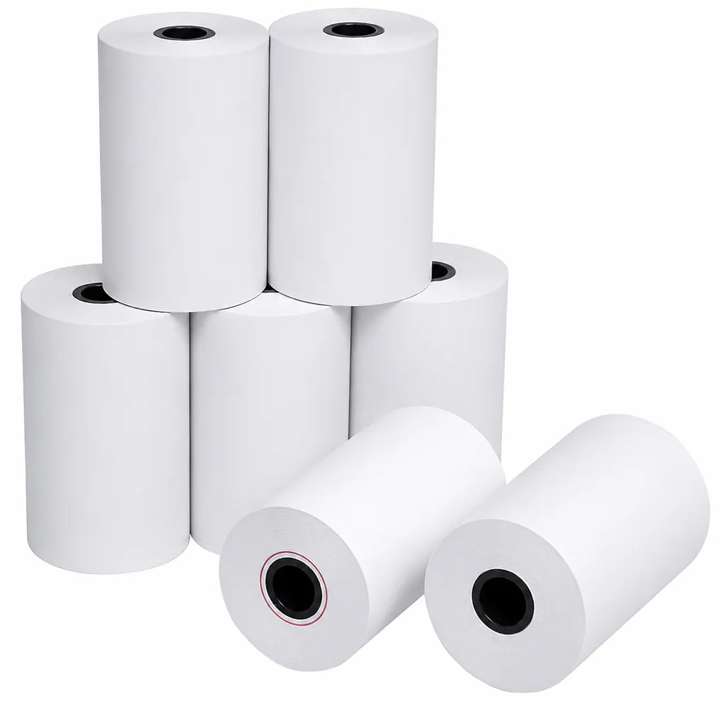 Thermal Paper Roll 79mm x 50 Meter (3 Inch) Compatible with Epson & TVS bulk pack for retail POS and billing applications -tpstech.in