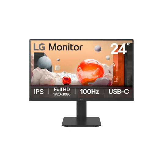 LG 24MS570B-B 24" IPS Full HD 100Hz USB-C Built-in Speakers Office Monitor