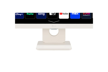 LG MyView 32SR50F-W 32" 60Hz 1080p FHD IPS Panel HDR10 Smart Monitor with Dual Speakers - White