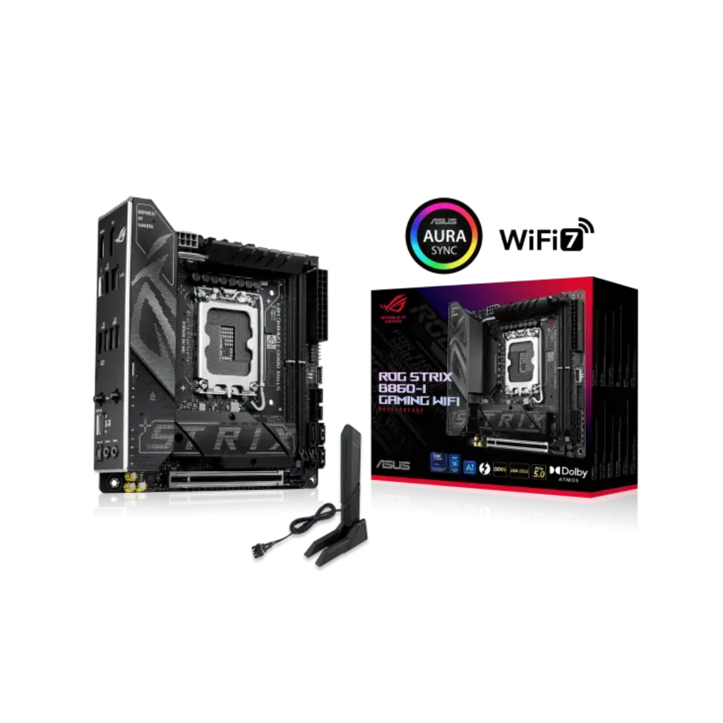 ASUS ROG STRIX B860-I GAMING WIFI LGA1851 DDR5 Mini-ITX Motherboard