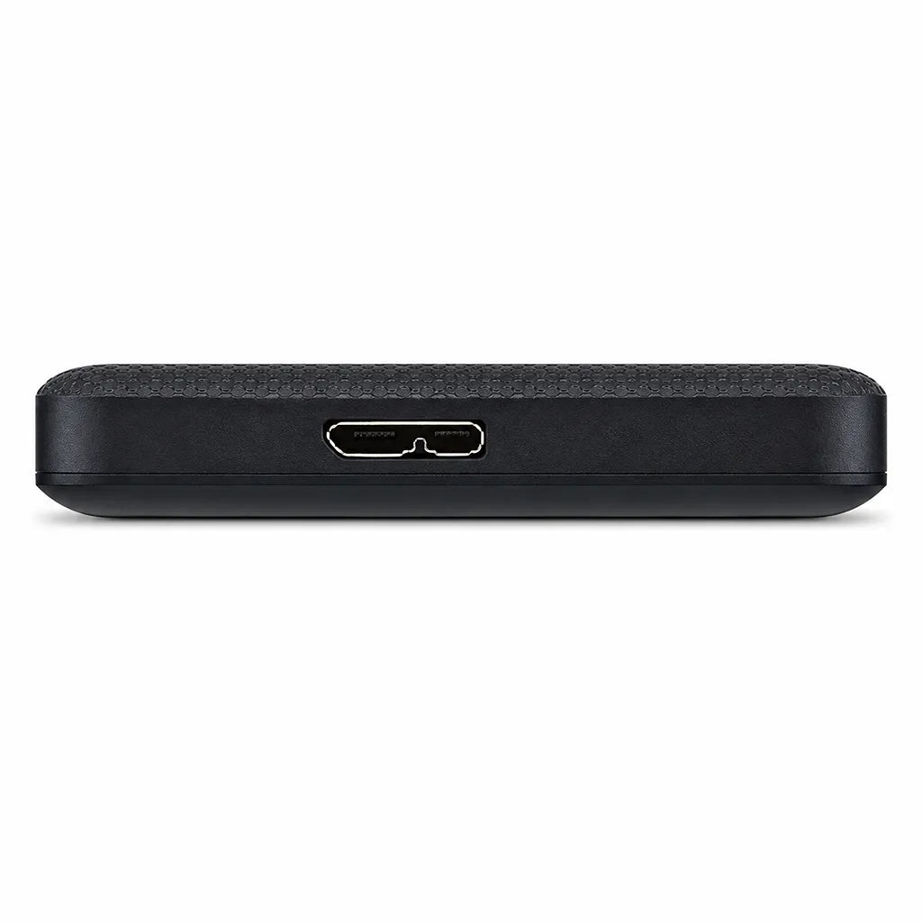 Toshiba Canvio Advance 2TB Portable External Hard Drive USB Micro-B port close-up -tpstech.in